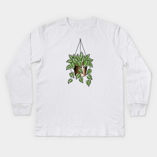 Hanging basket pothos Kids Long Sleeve T-Shirt